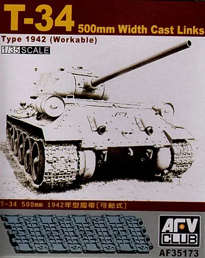 Afv Club - T-34 50cm cast track (workable) 